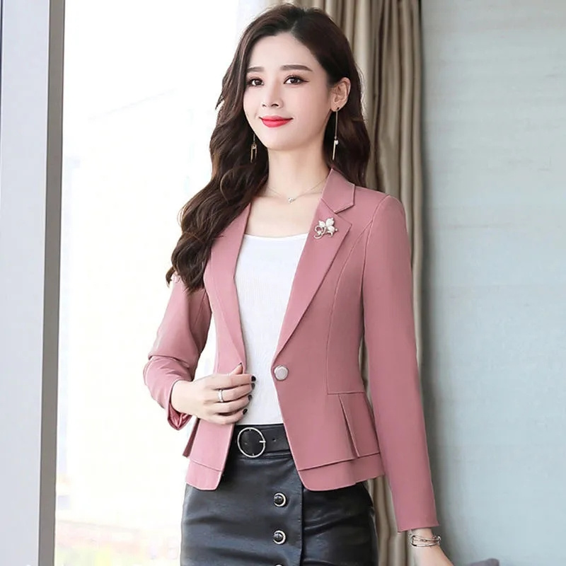 Women Formal Wear Blazers - Women Ladies Red Green Beige Black