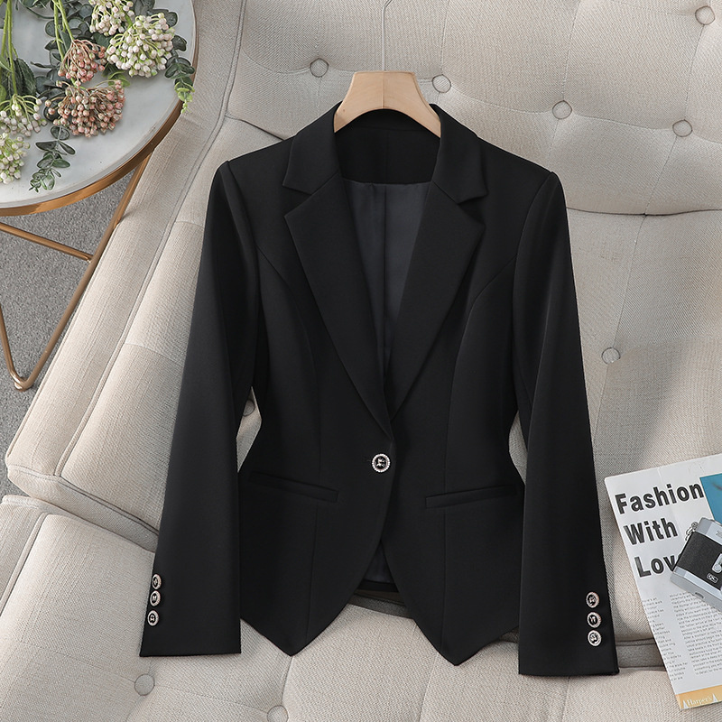 New Fashion Female Formal Blaz - Women Formal Wear Black And White review and price
