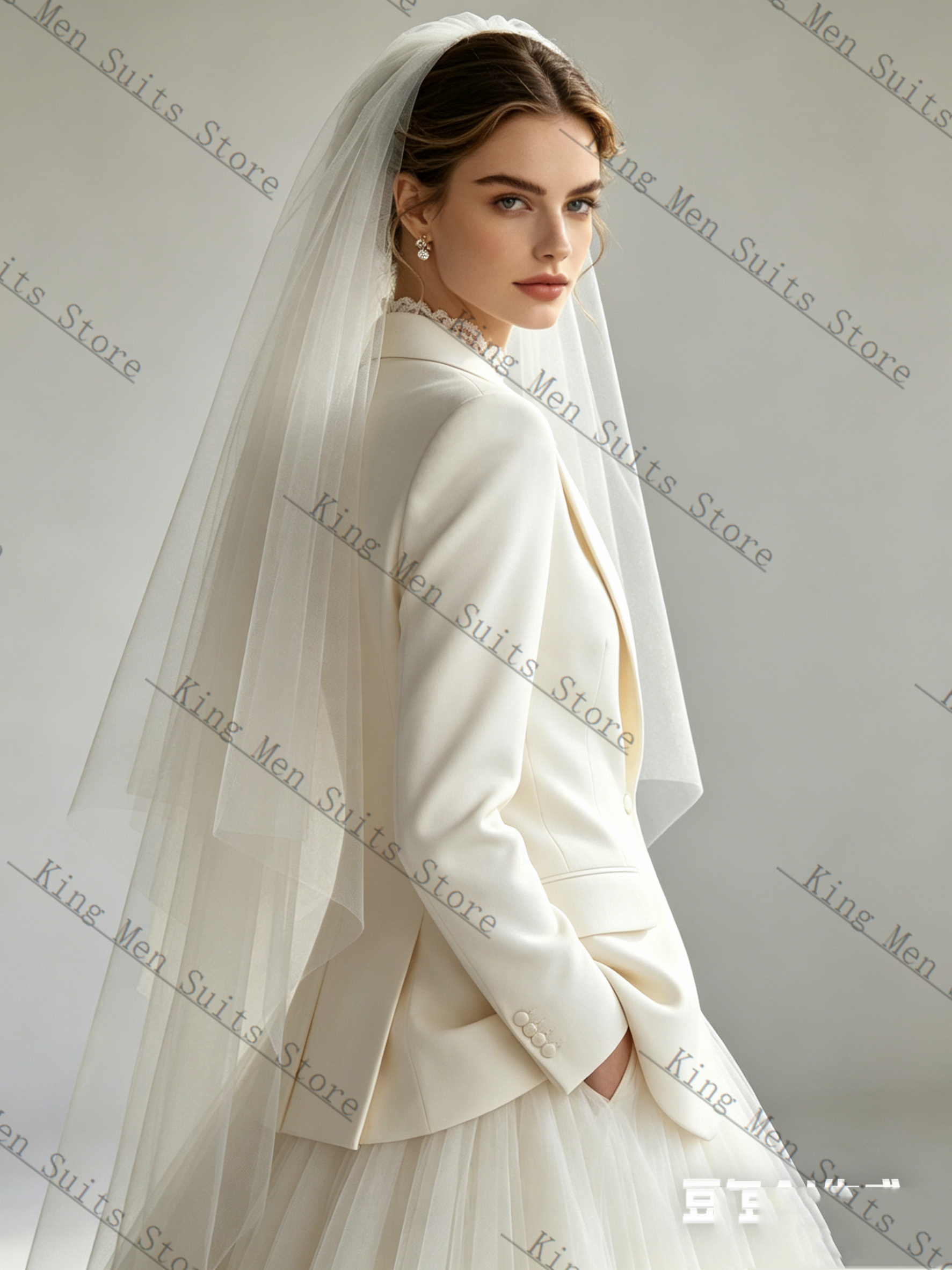 White Spring Women Suit Skirt  - Women'S Formal Jackets To Wear With Dresses review and price