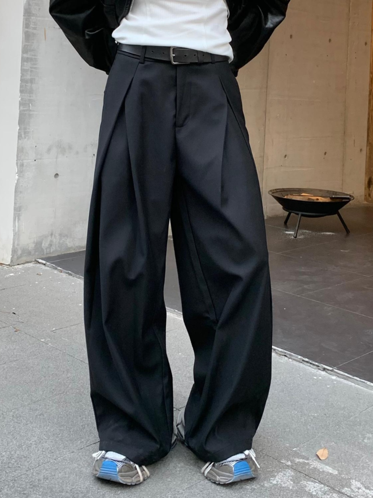 Korean Style Deconstructed 3D  - Tailored Trouser Wide review and price