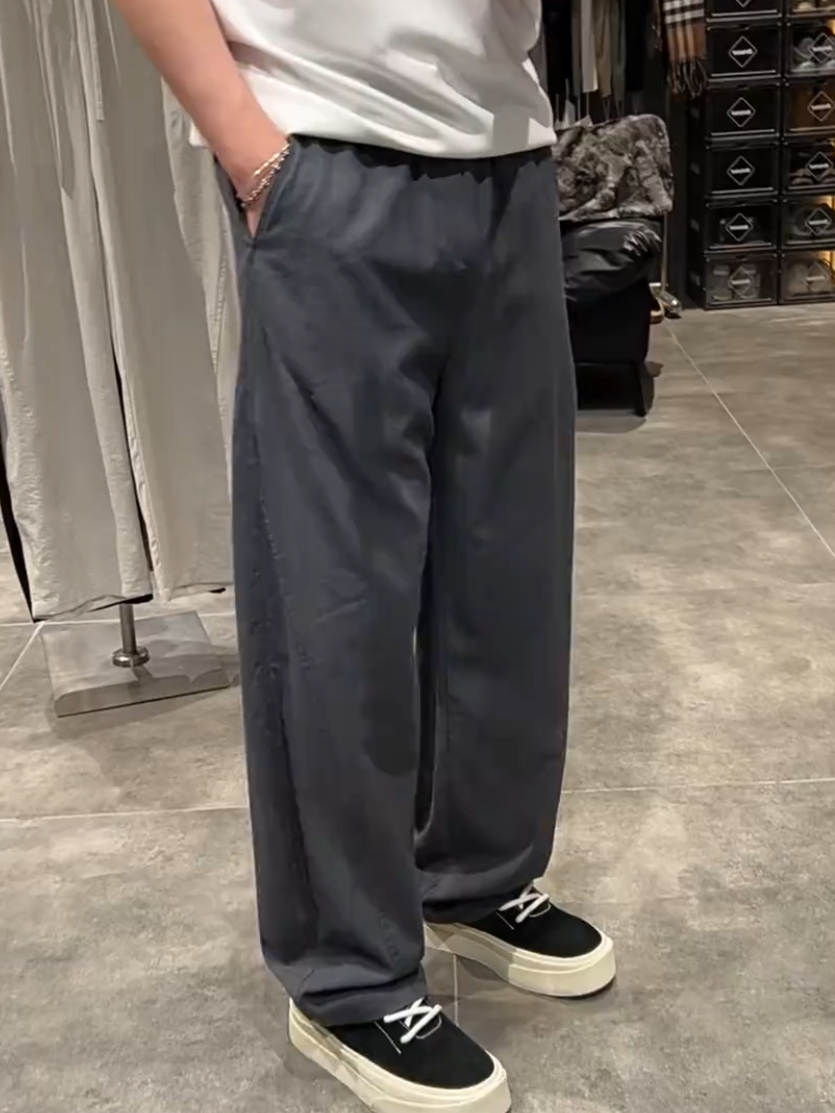 Men's Summer Casual Pants Silk - Tailored Trouser Wide review and price