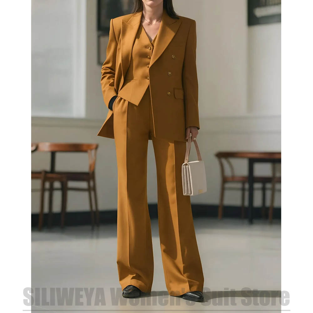 Women's Suit 3 Piece Double Br - Women'S Formal Wear Pants Suit review and price