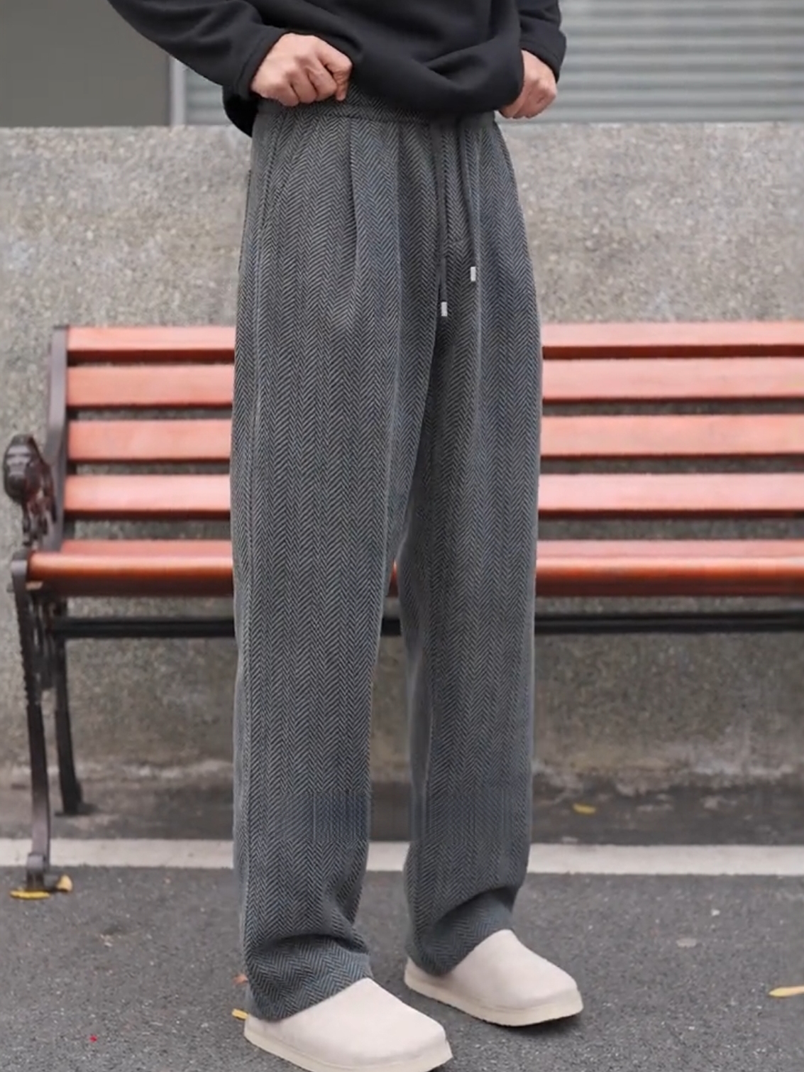 Men's Winter Thickened Fleece  - Tailored Trouser Wide review and price