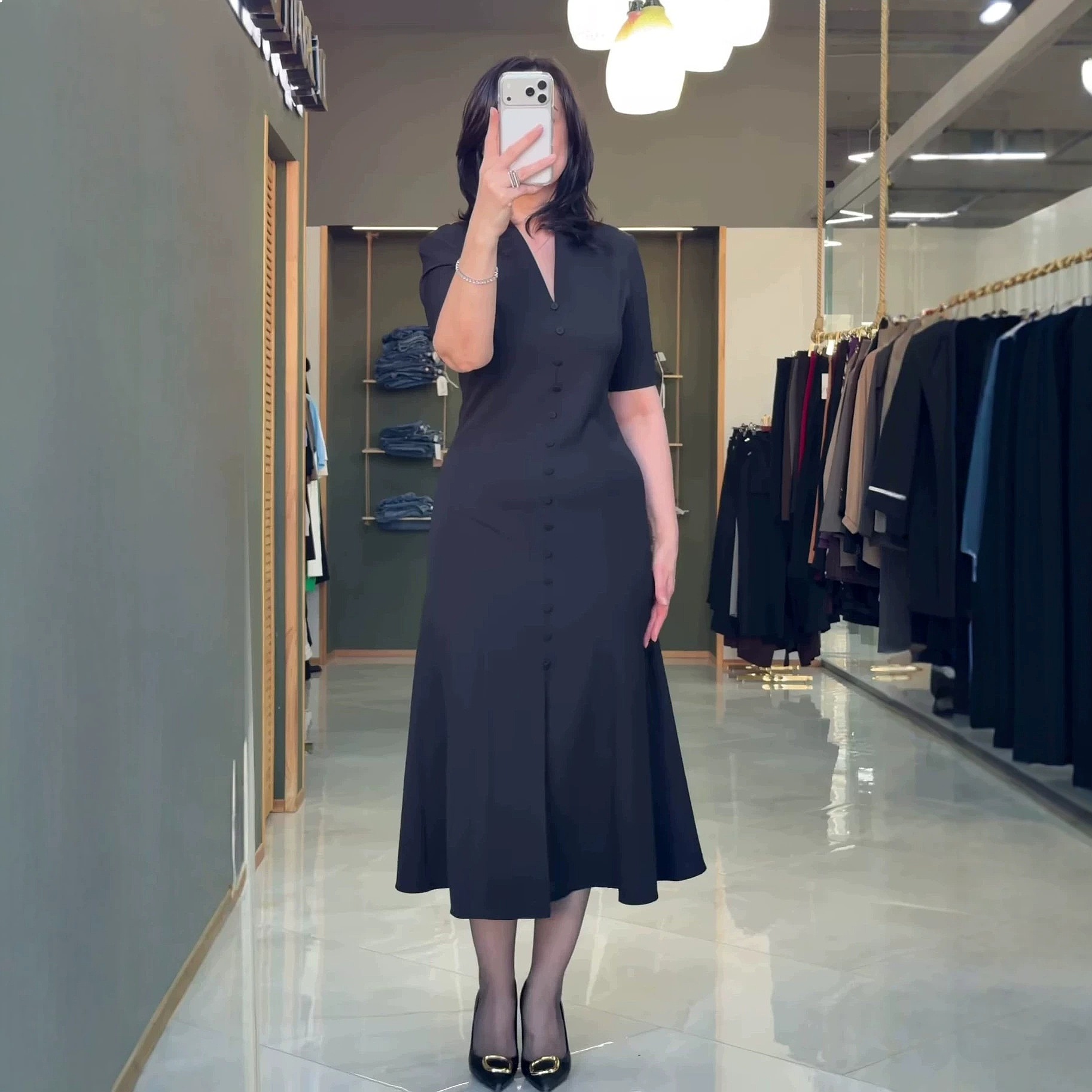 Elegant Solid Single Breasted  - Women Formal Wear Set review and price