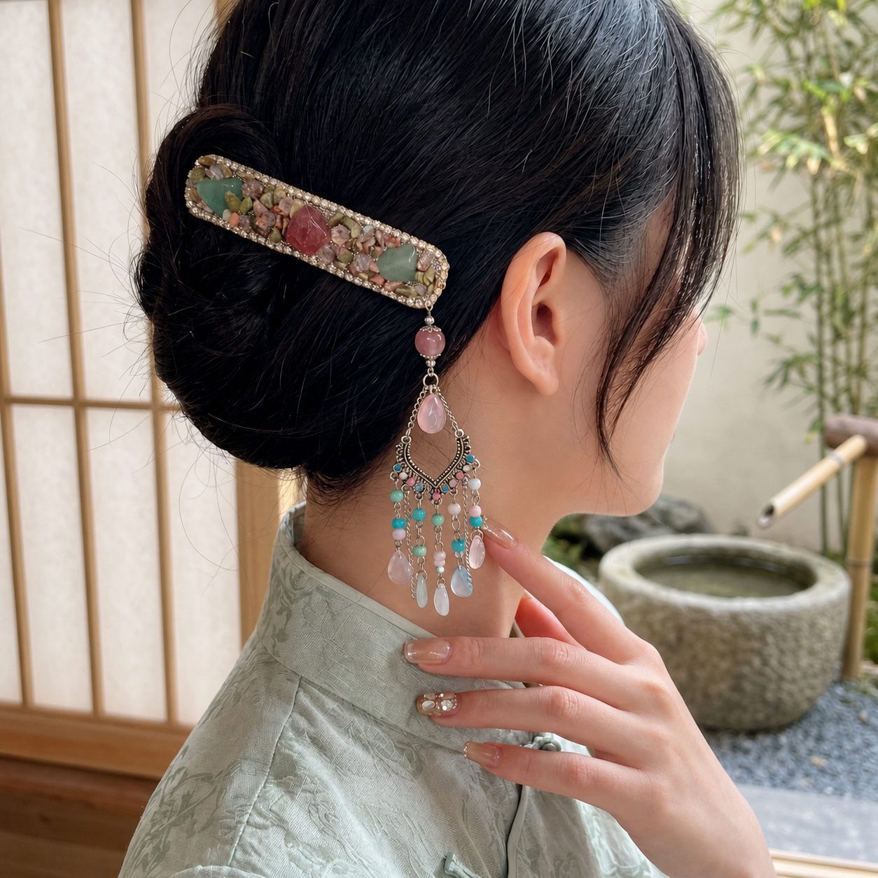 Hair Jewelry Handcrafted Fring - Women Formal Event Wear review and price