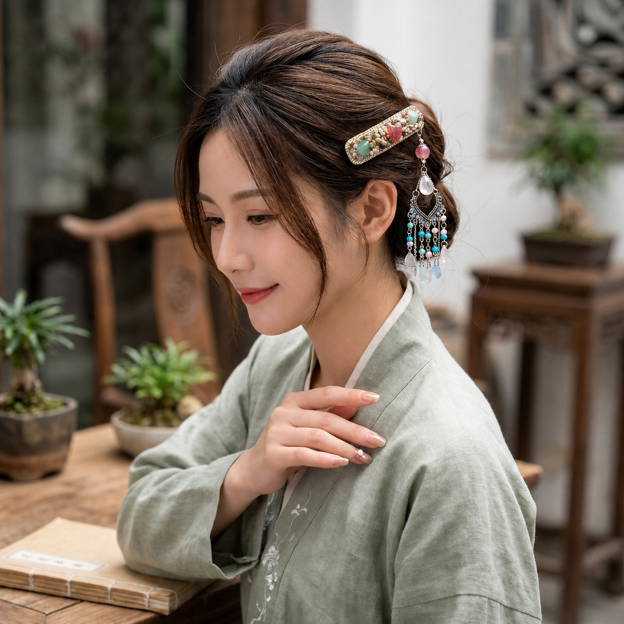 Hair Jewelry Handcrafted Fring - Women Formal Event Wear review and price