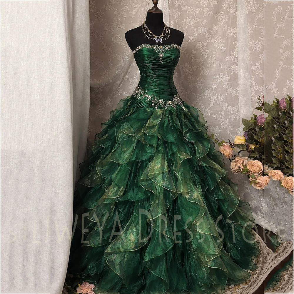 Green Strapless Ball Gown Even - Women Formal Event Wear review and price