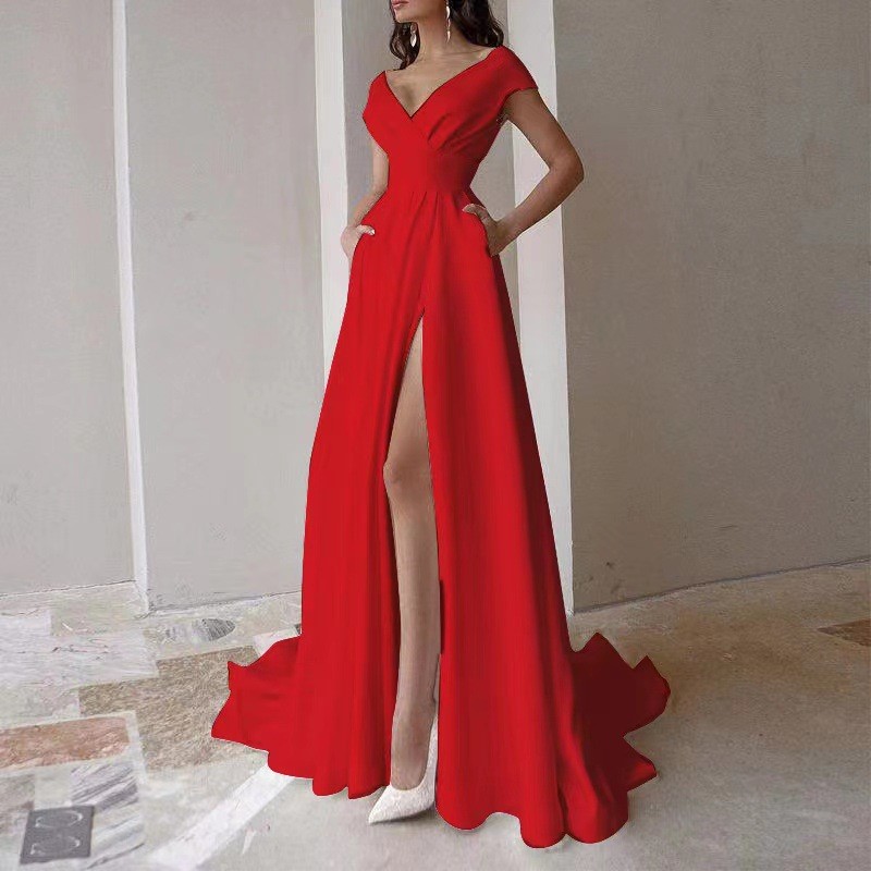 New Elegant Floor Length Lady  - Women Formal Wear Black And White review and price