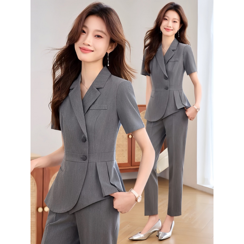 Navy blue women's thin profess - Women'S Formal Wear Pants Suit review and price